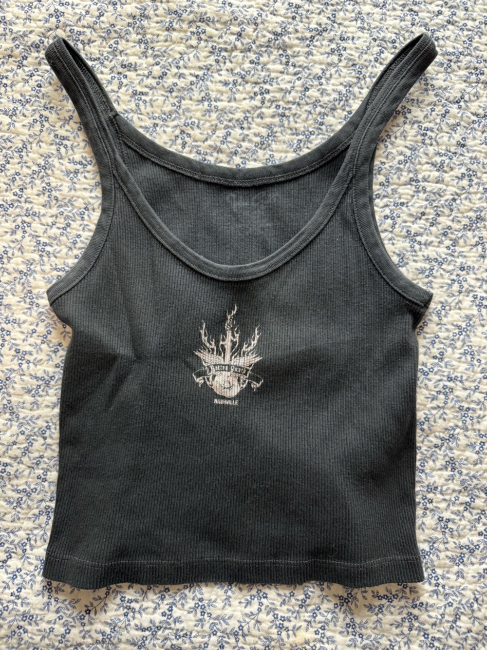 Brandy Melville Guitar Graphic Tank